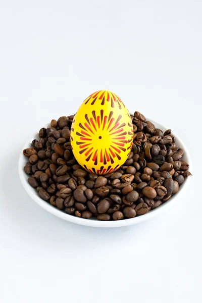 stock image Easter egg and coffee