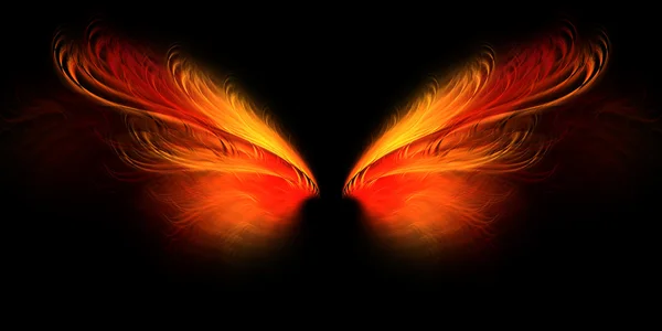Schmetterlingsflügel der Hölle — Stockfoto
