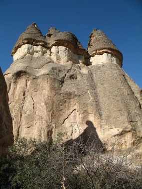 Fairy chimneys, rock formations, near Goreme, Cappadocia, Turkey clipart