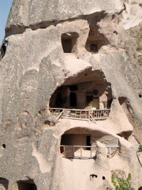 Uçhisar cave city Kapadokya, Türkiye