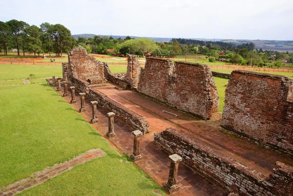 Jesuit mission Ruins in Trinidad Paraguay — Stock Photo, Image