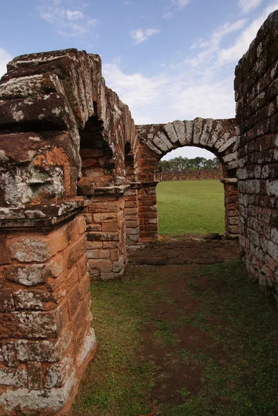 Jesuit mission Ruins in Trinidad Paraguay — Stock Photo, Image