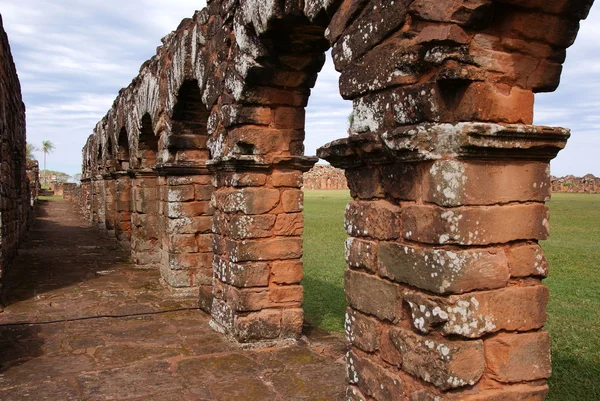 Jezuïtische missie ruïnes in trinidad paraguay — Stockfoto