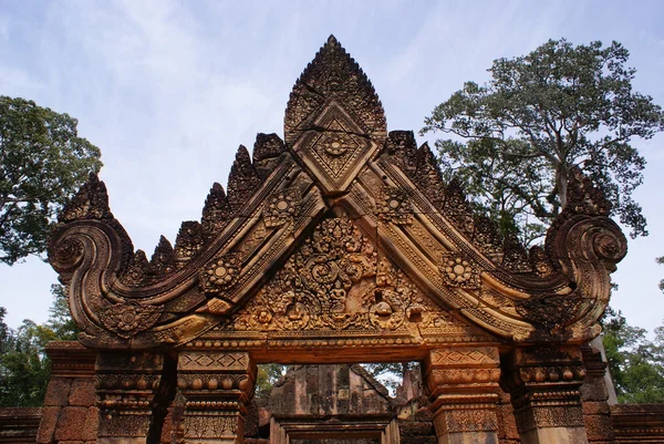 Ancien temple au Cambodge à Angkor. — Photo