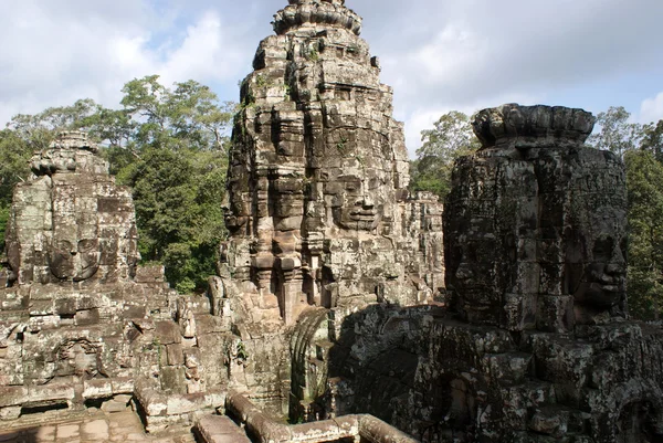 Antiguo templo de Bayon en Angkor, Camboya —  Fotos de Stock