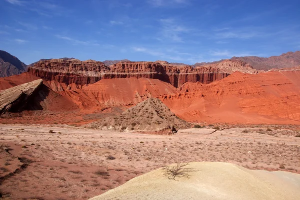 阿塔卡马沙漠峡谷，布宜诺斯艾利斯，阿根廷安第斯风景 — 图库照片