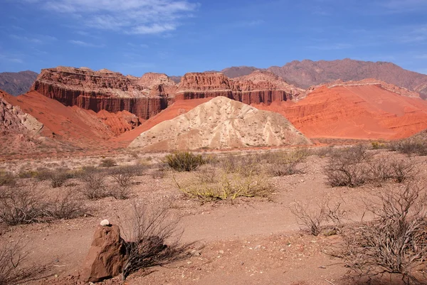 Desert atacama, andean landscape with canyons, Cafayate, Argentina — Stock Photo, Image