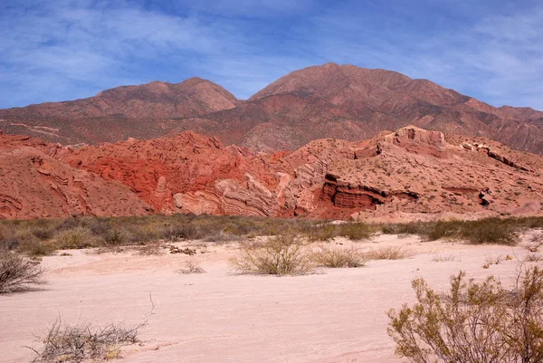 Atacama sivatag, kanyonok, Cafayate, Argentína, Andok táj — Stock Fotó