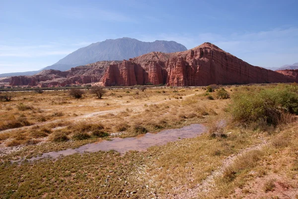 Atacama sivatag, kanyonok, Cafayate, Argentína, Andok táj — Stock Fotó