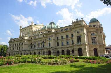 The Slowacki theater, Krakow clipart