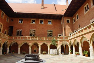 Jagiellonian university, collegium maius, krakow, Polonya