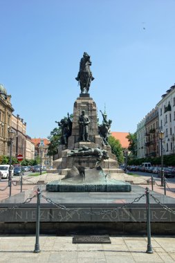 Grunwald anıt krakow, Polonya