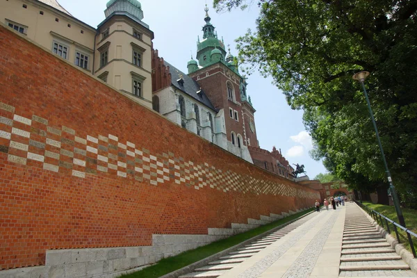 Castello di Wawel a Cracovia, Polonia . — Foto Stock