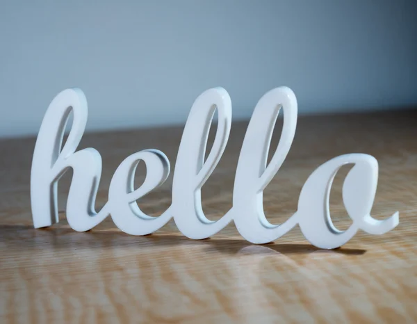 stock image Hello Sign