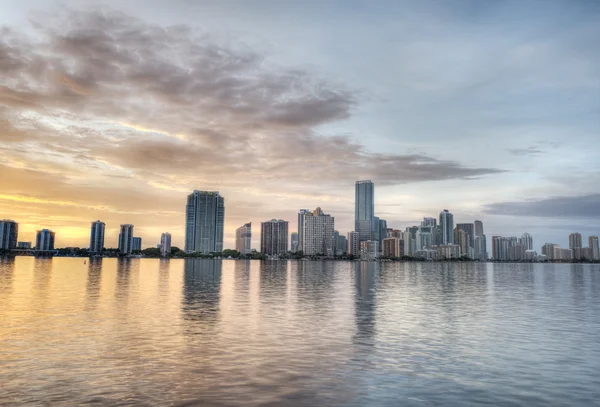 Miami bij zonsondergang — Stockfoto