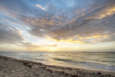 HDR of Miami Beach clipart