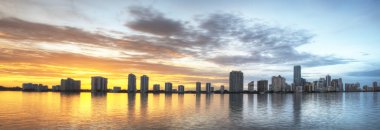 HDR of Miami clipart