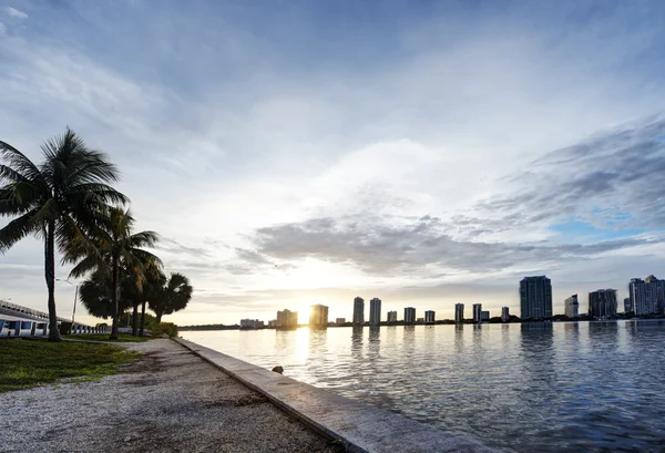 HDR Miamin Sunset — kuvapankkivalokuva