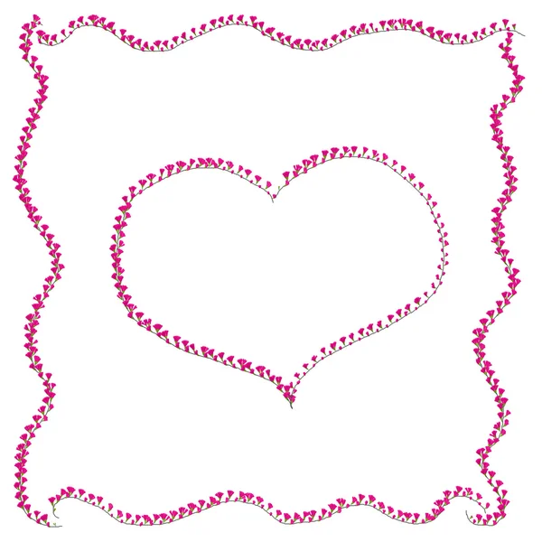 Romantic pink heart — Stock Photo, Image