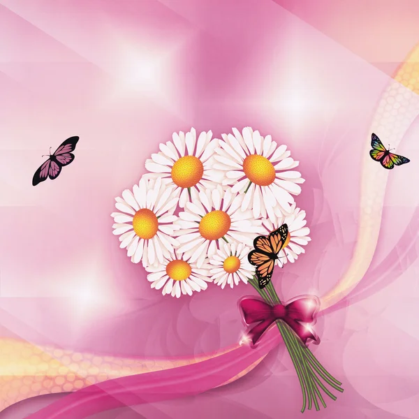 Floral Postcard — Stock Photo, Image