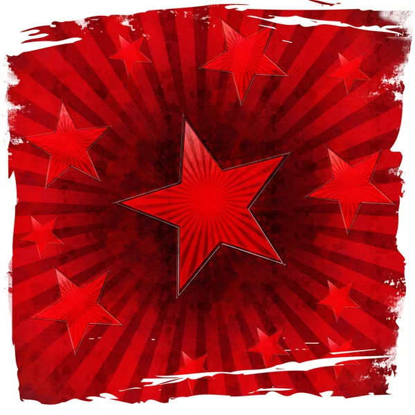 Červené hvězdy — Stock fotografie