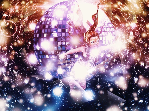 Disco fairy — Stockfoto
