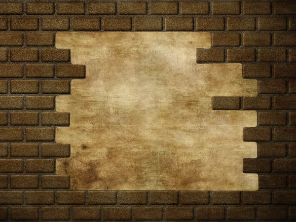 Tuğla duvarı — Stok fotoğraf