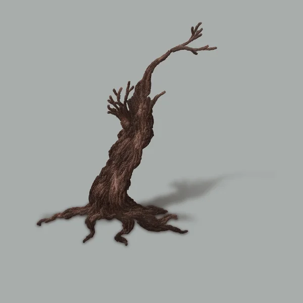 Маленькое мёртвое дерево — стоковое фото