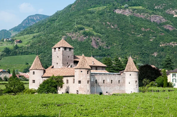 Castel Mareccio Bolzano Stockfoto