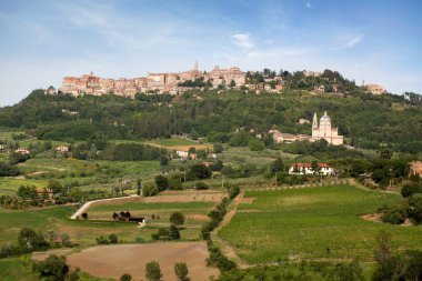 Montepulciano village clipart