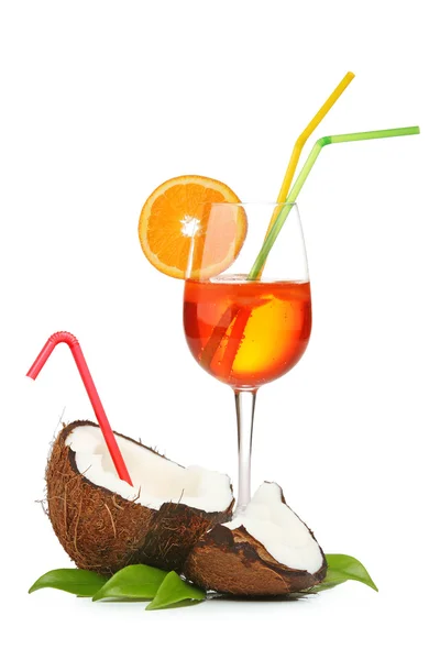 Kokos a koktejl — Stock fotografie