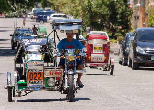 Asia triciclo tassista — Foto Stock