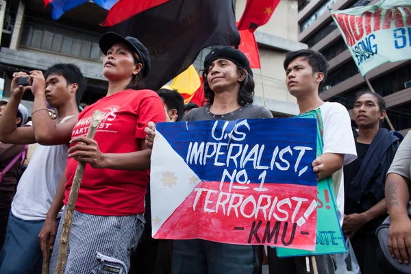 Rallye den nezávislosti Filipíny — Stock fotografie