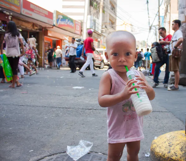 아시아에 있는 빈곤 — 스톡 사진