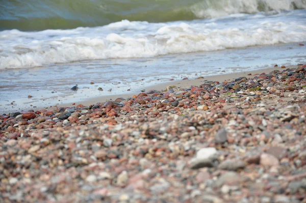 Oblázky na pobřeží moře — Stock fotografie