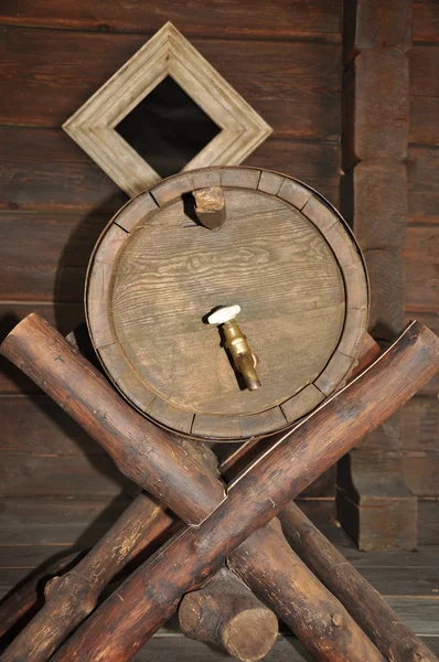 stock image Barrel from beer