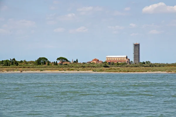 Venice lagoon and the island of Torcello — Stock Photo, Image
