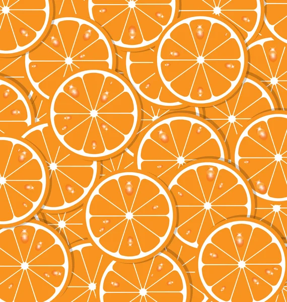 stock vector Orange slices