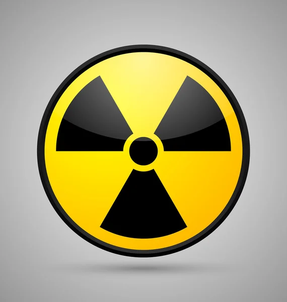 Símbolo nuclear — Archivo Imágenes Vectoriales