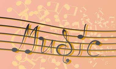 Word music clipart