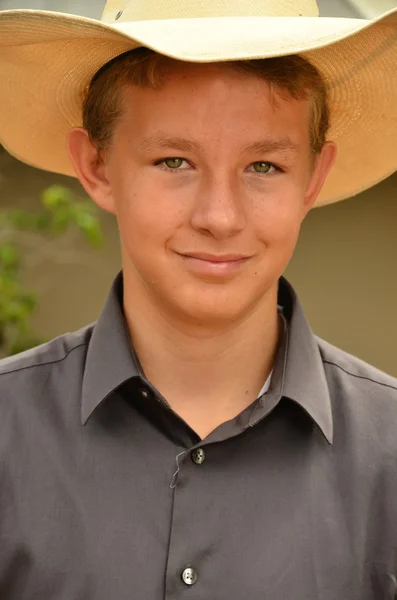 Jonge cowboy — Stockfoto