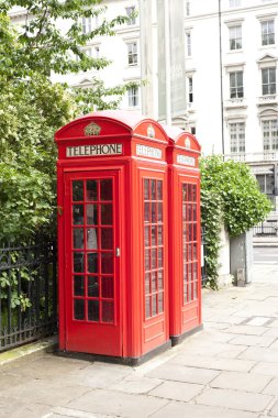 London phone booth clipart