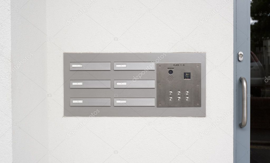 Intercom doorbell and access code panel