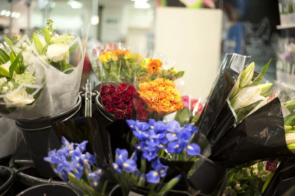 Flowers in flowers shop — Stock Photo, Image