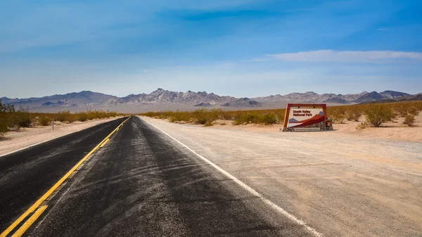 Death Valley Eingang Landschaft Blick — Stockfoto