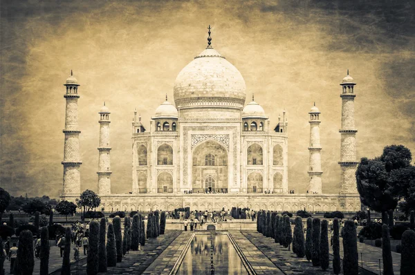 Taj Mahal vintage rétro — Photo