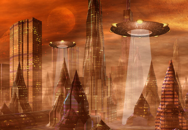 Fictional City Skyline