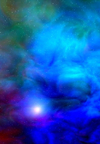 Estrelas e Nebulosas — Fotografia de Stock