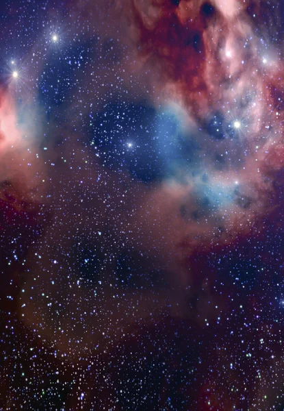 Estrelas e Nebulosas — Fotografia de Stock