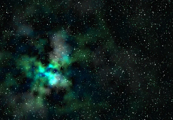Stjärnor och nebulosor bakgrund — Stockfoto